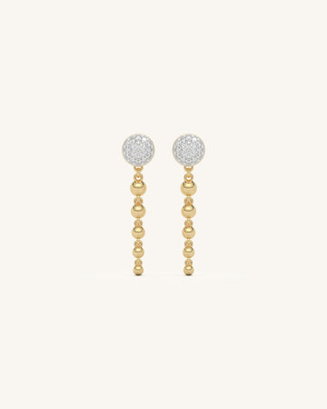 Beaded Cascade Earrings