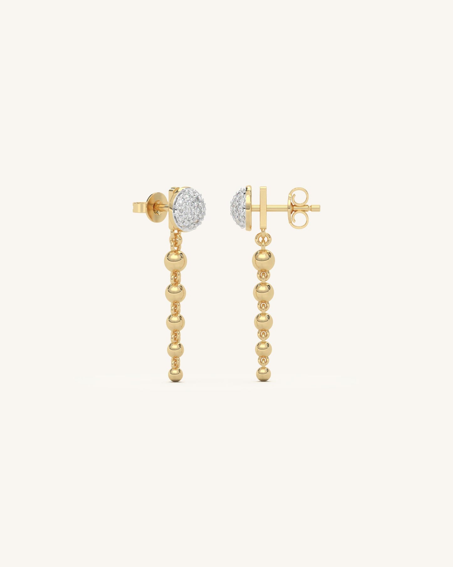 Beaded Cascade Earrings