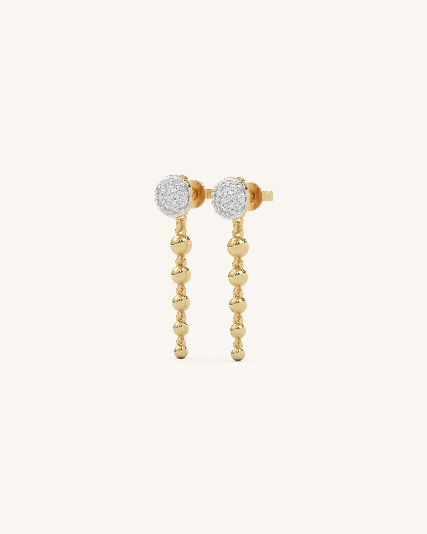 Beaded Cascade Earrings
