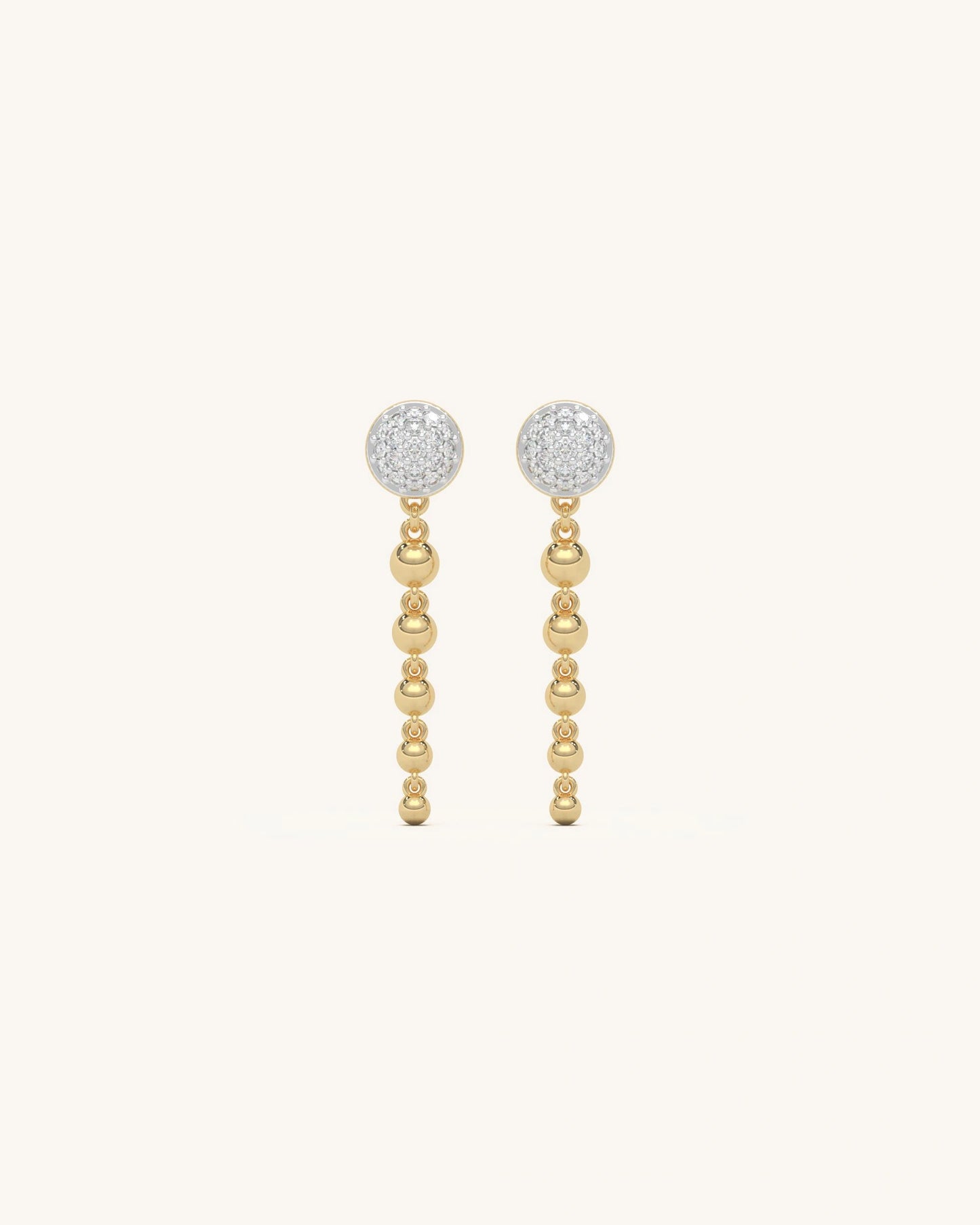 Beaded Cascade Earrings