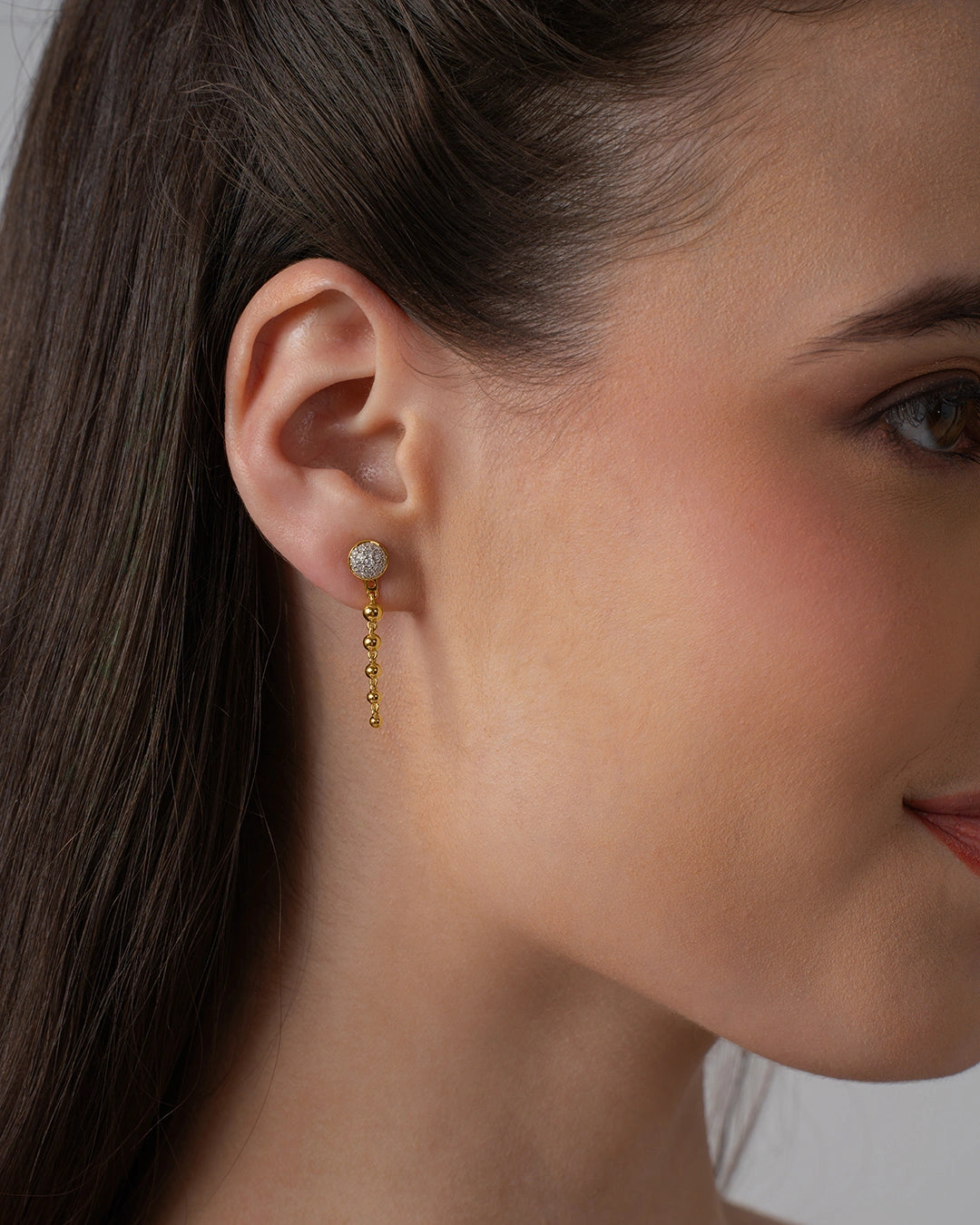 Beaded Cascade Earrings