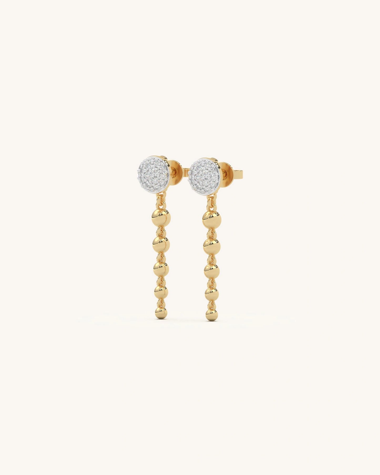 Beaded Cascade Earrings