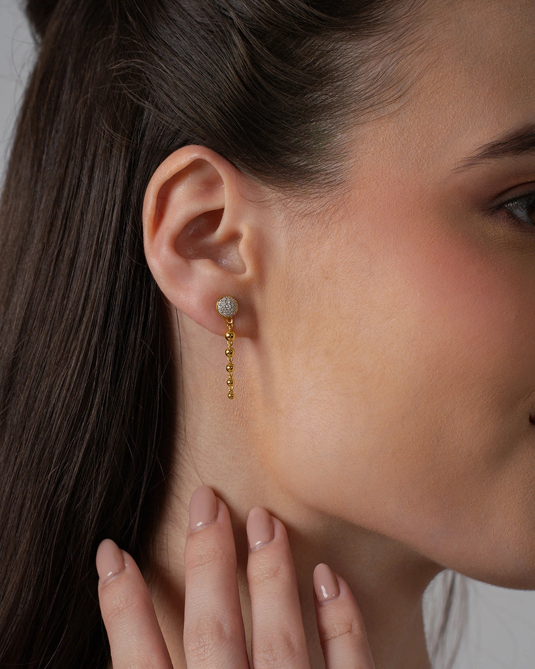 Beaded Cascade Earrings