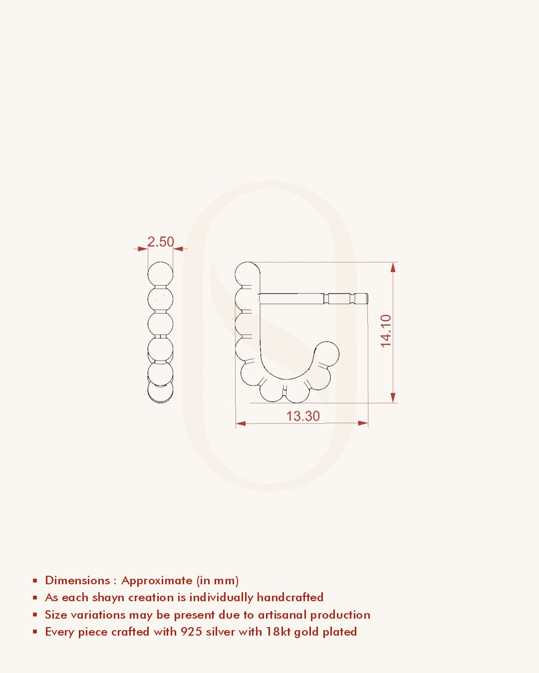 Beaded Drop Earrings