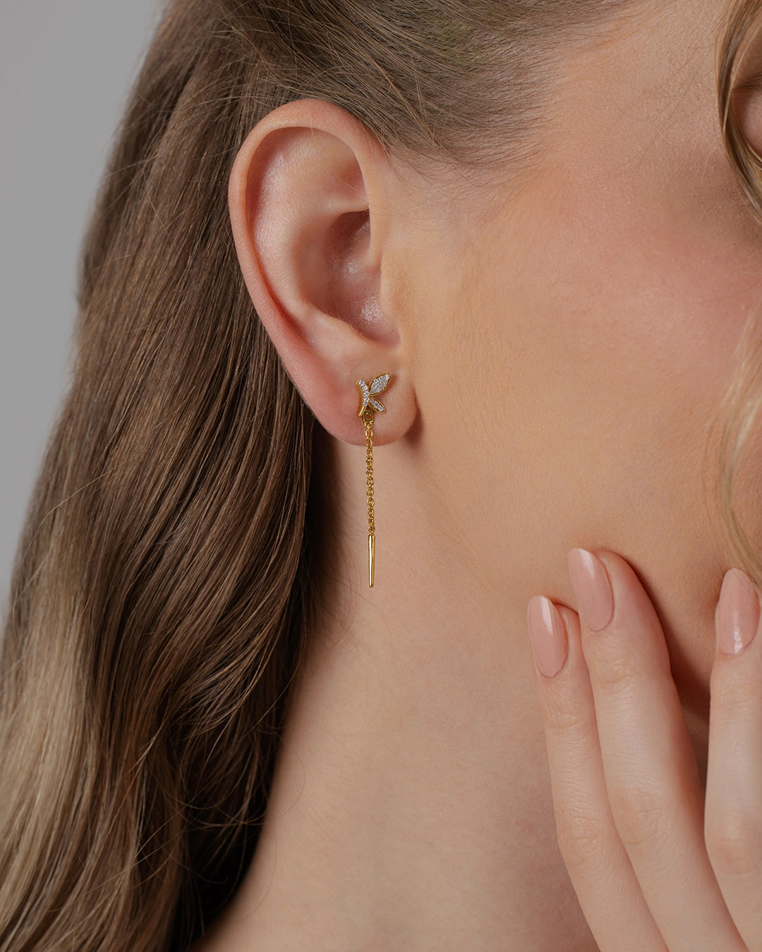 Long Leaf Earrings