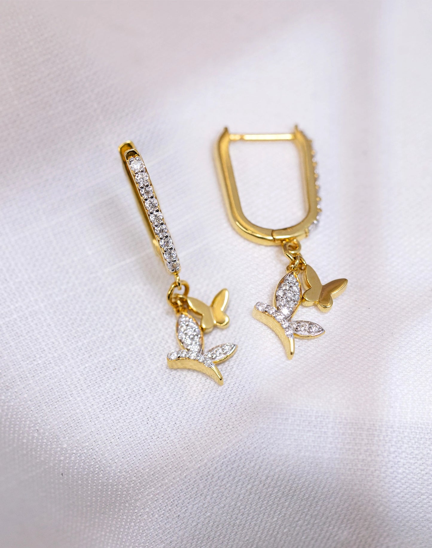 Twin Butterfly Earrings