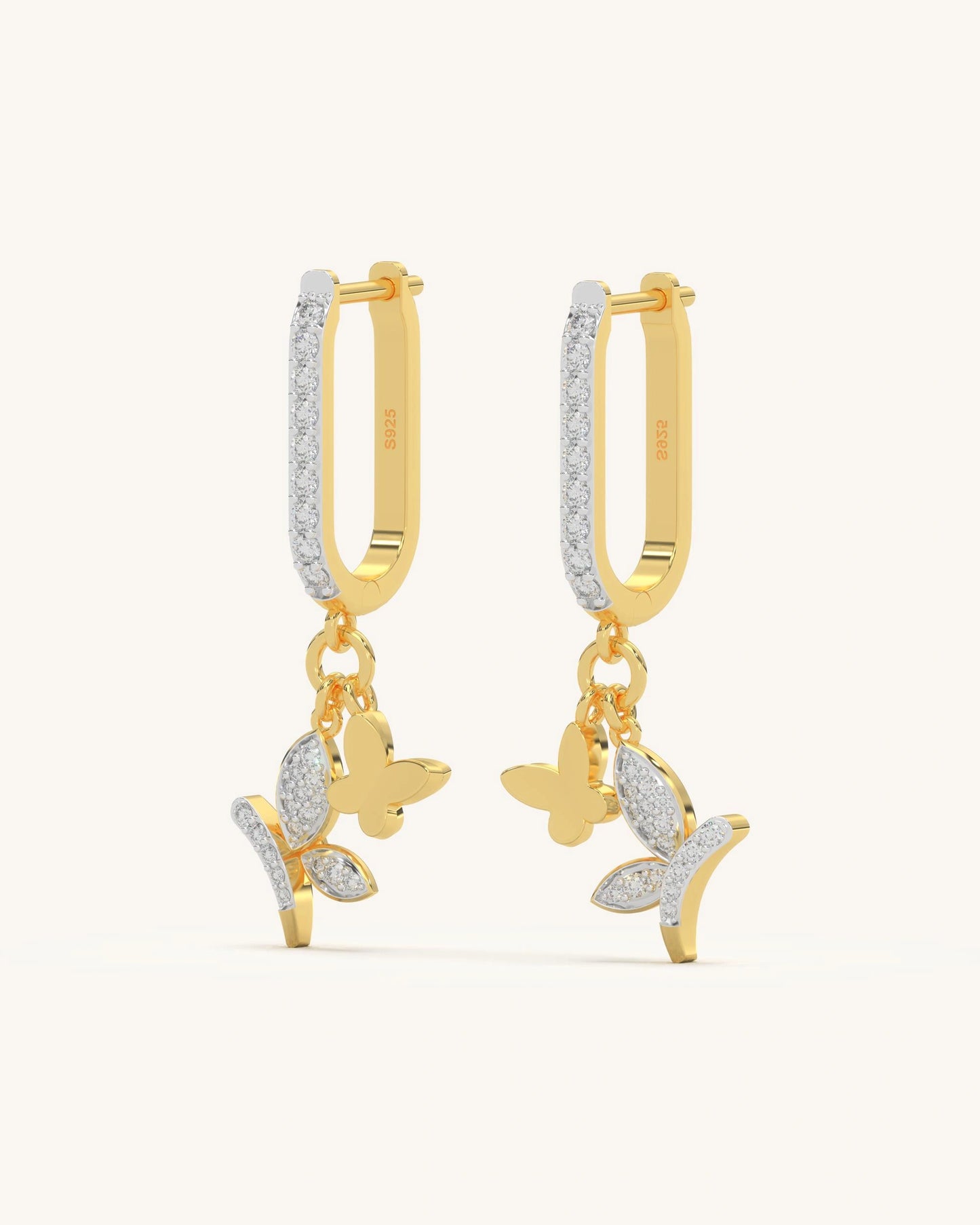 Twin Butterfly Earrings