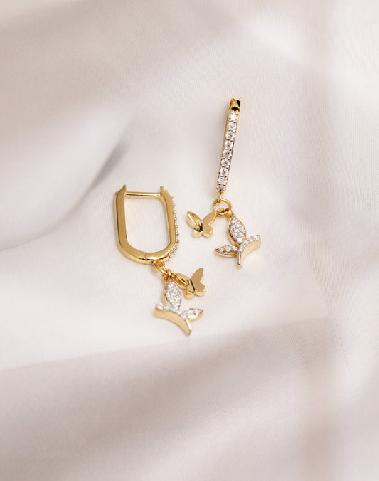 Twin Butterfly Earrings