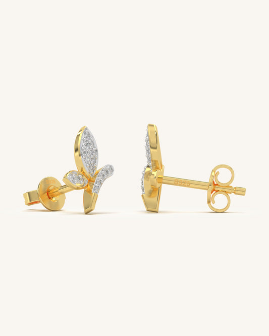 Leaf Cluster Earrings