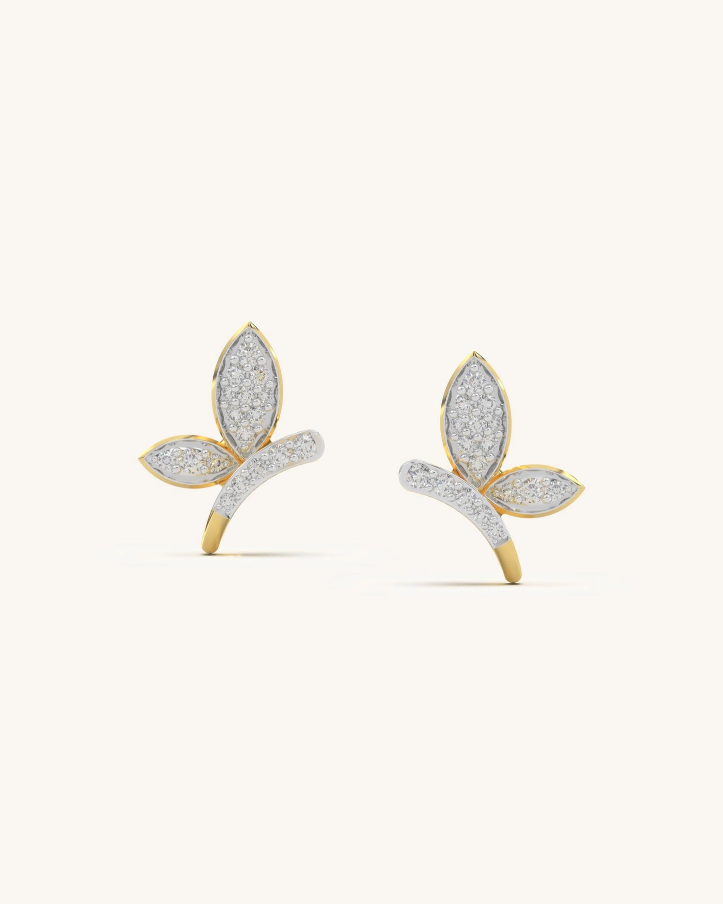 Leaf Cluster Earrings