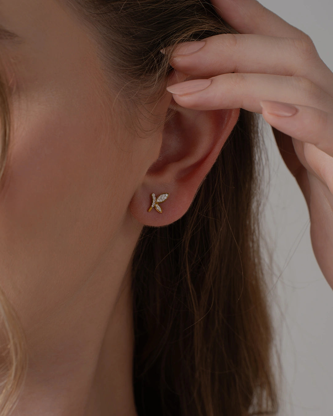 Leaf Cluster Earrings