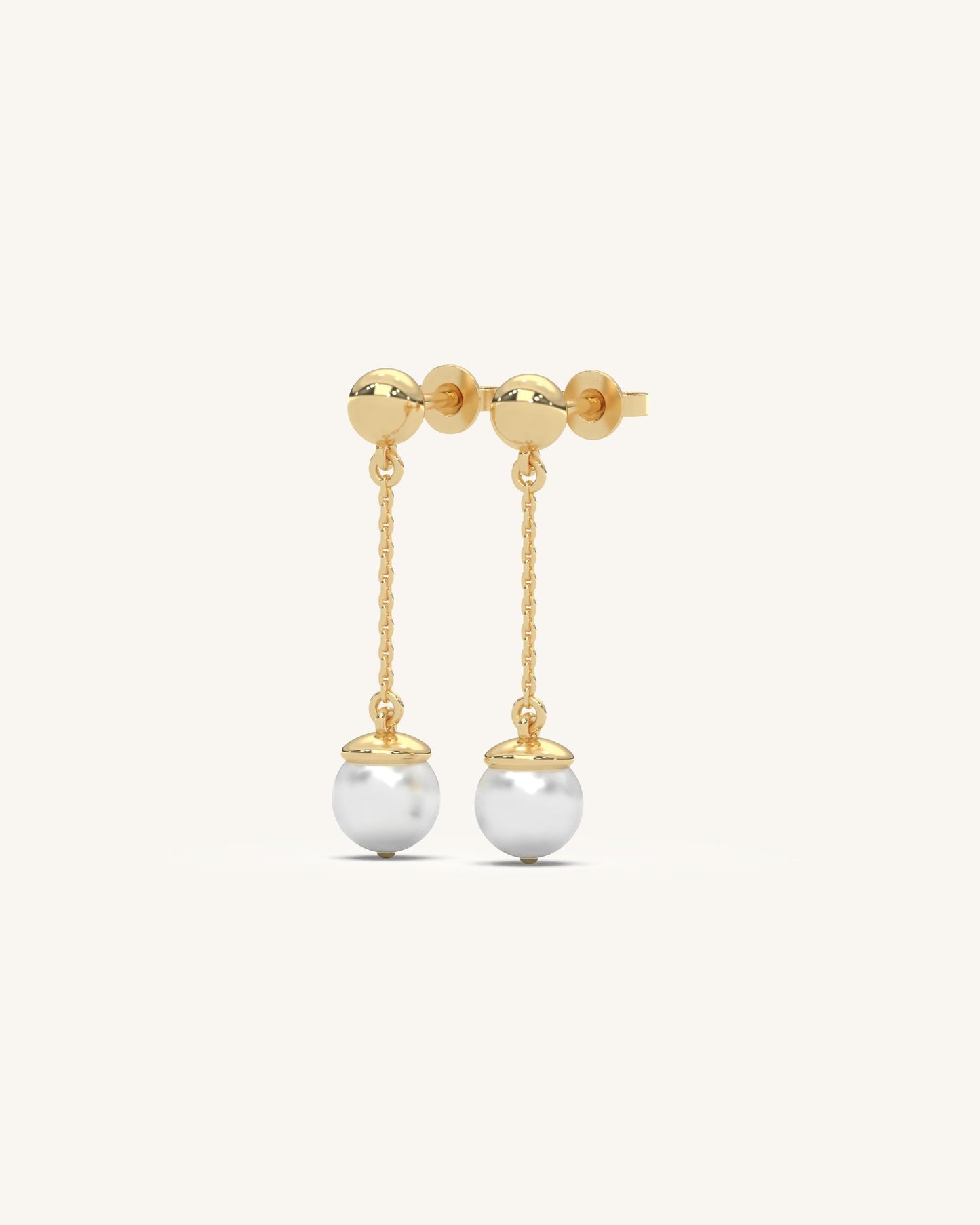 Drop Pearl Earrings