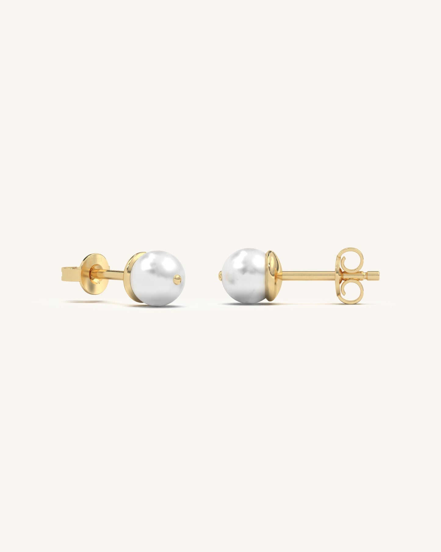 Simple Pearl Earrings