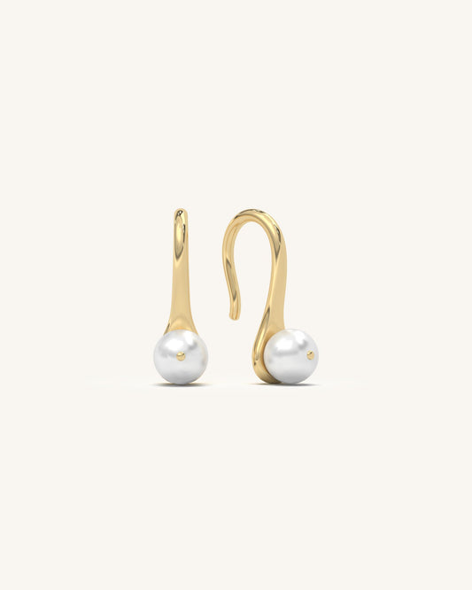 Drop Pearl Earrings