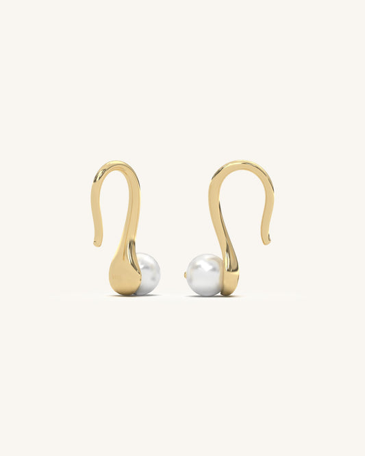 Drop Pearl Earrings