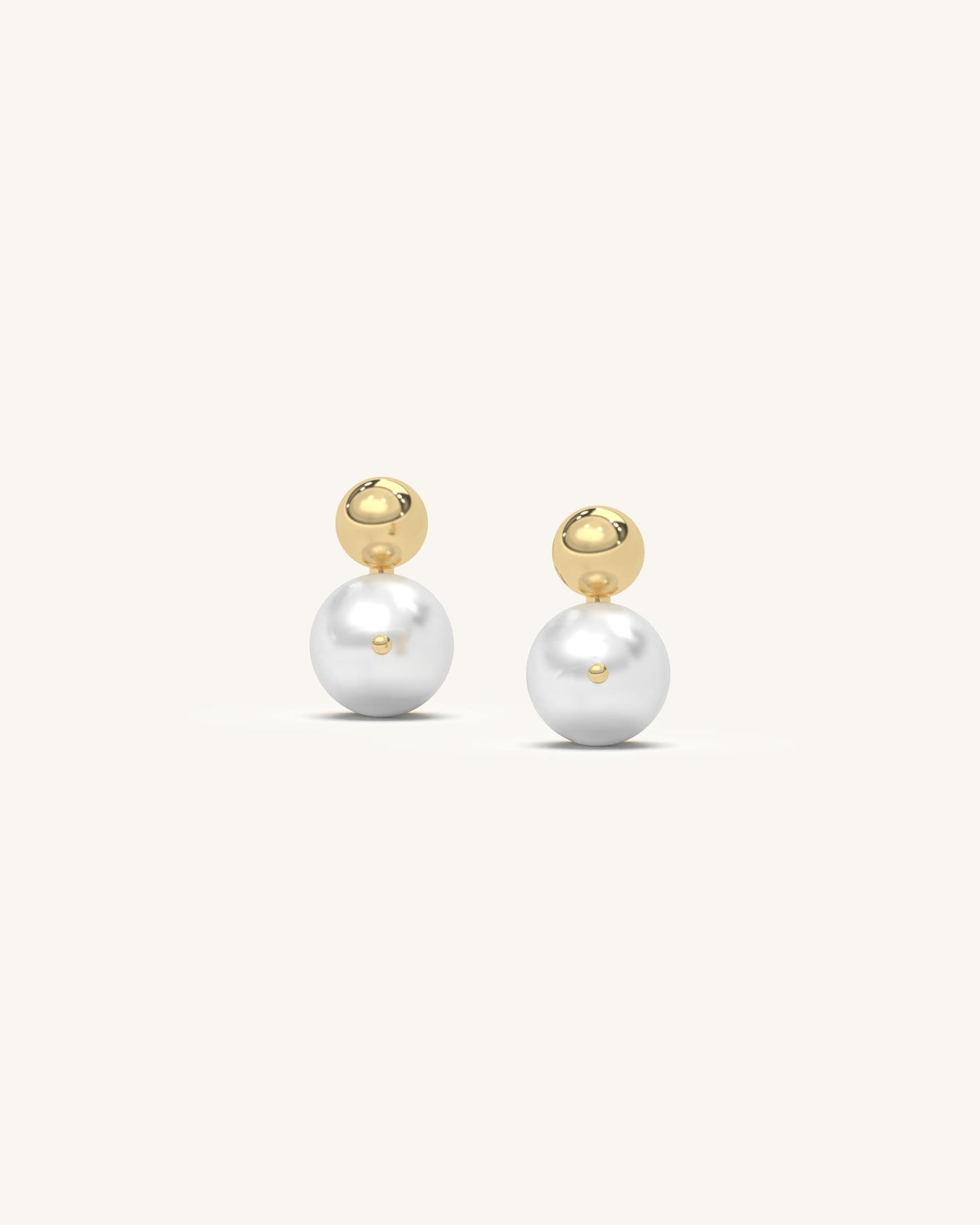 Ball Pearl Earrings