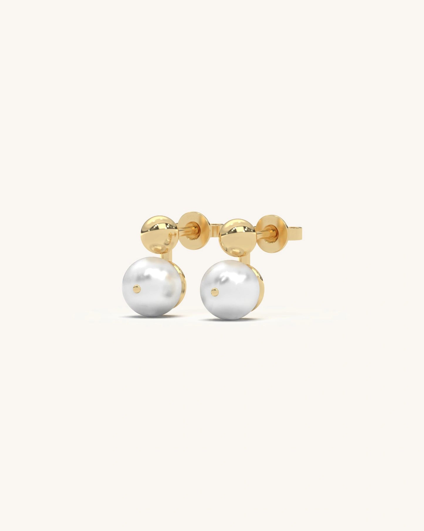 Ball Pearl Earrings