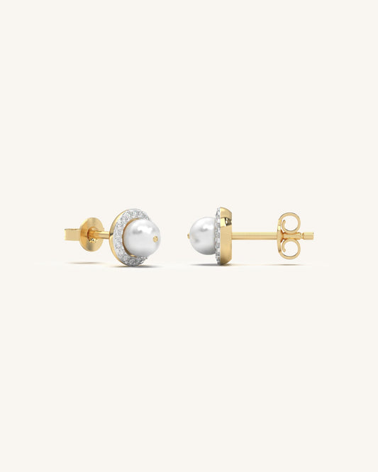 Pearl Stud Earrings