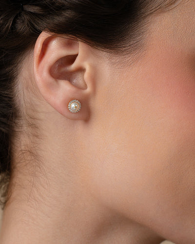 Pearl Stud Earrings