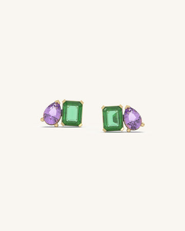 Twin Gem Studs