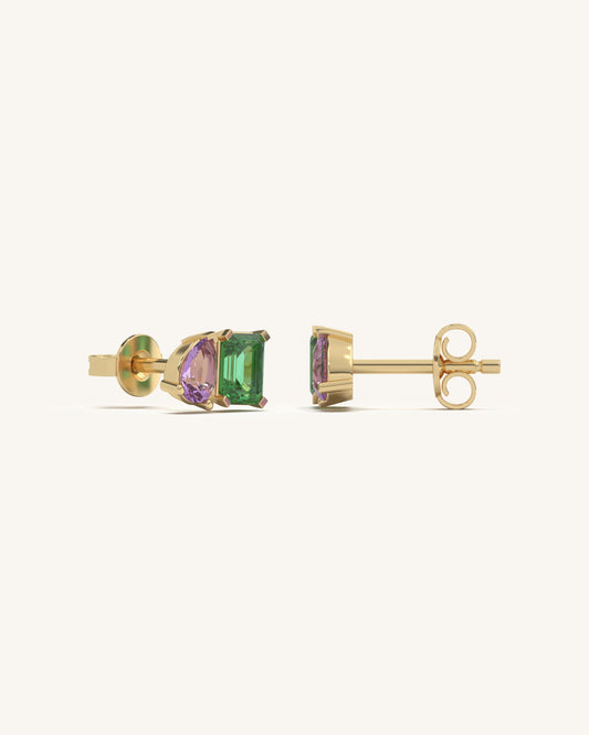Twin Gem Studs