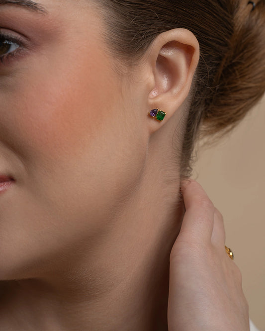 Twin Gem Studs