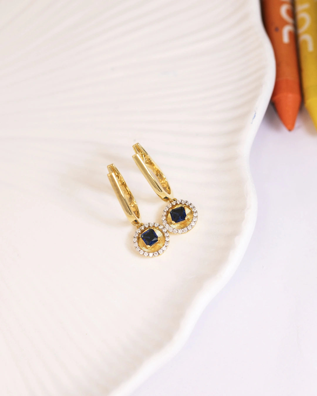 Sunburst Drop Earrings
