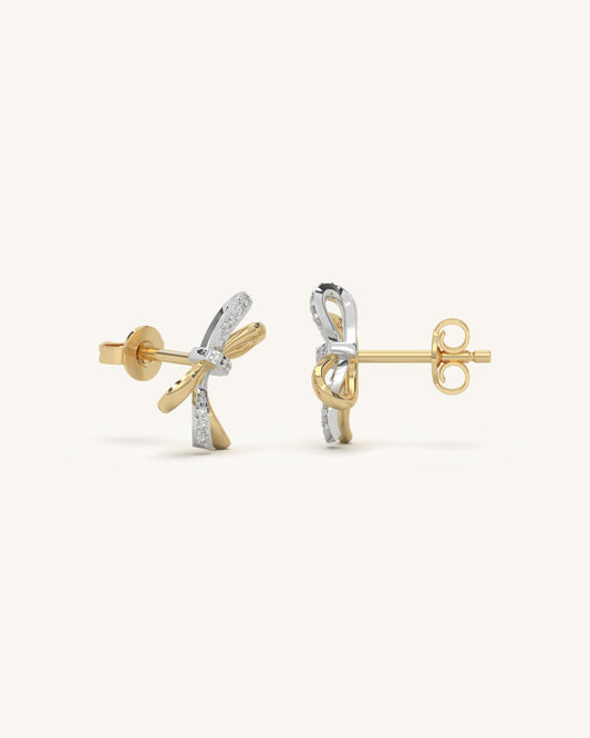 Two Tone Knot Studs