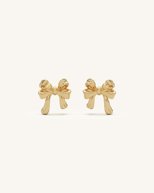 Dangling Bow Earrings