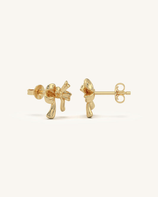 Dangling Bow Earrings