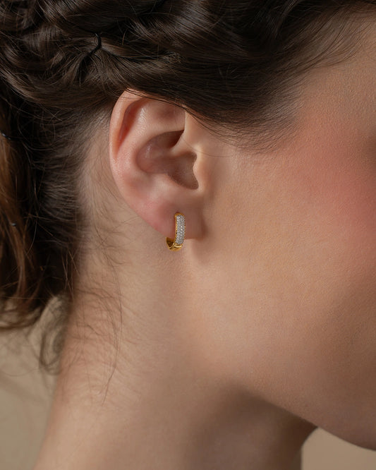 Tiny hoop earrings