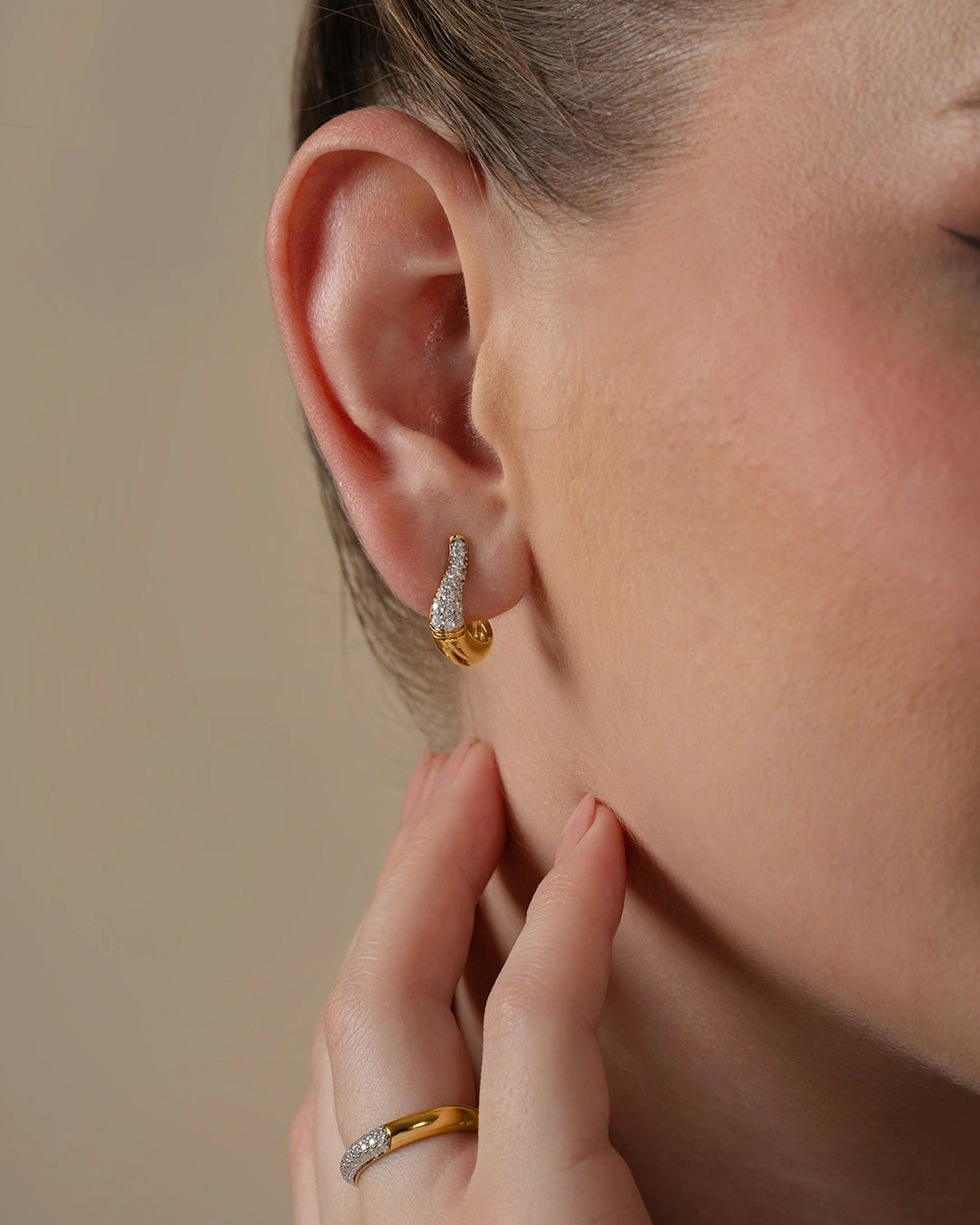 Crystal Drop Studs