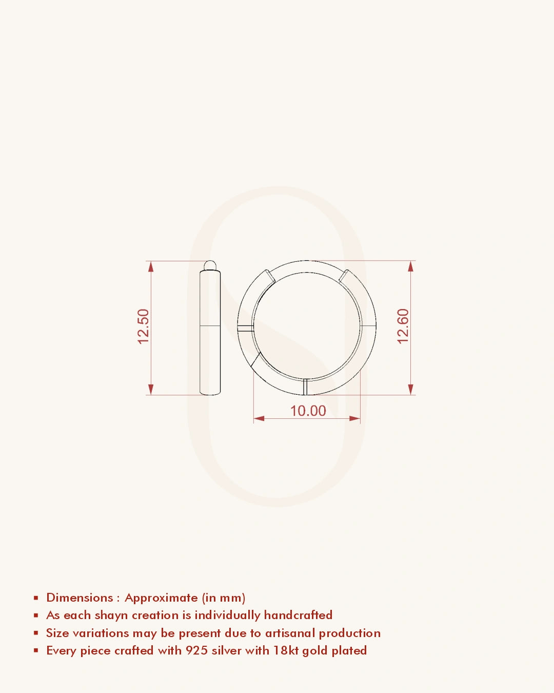 Simple Hoop Earrings