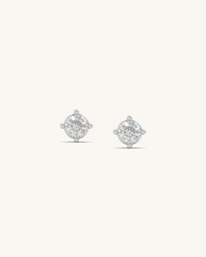 Clear Quartz Studs