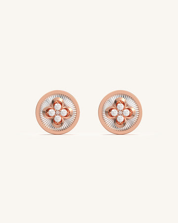 Cherry Bloom Diamond Radiance Studs