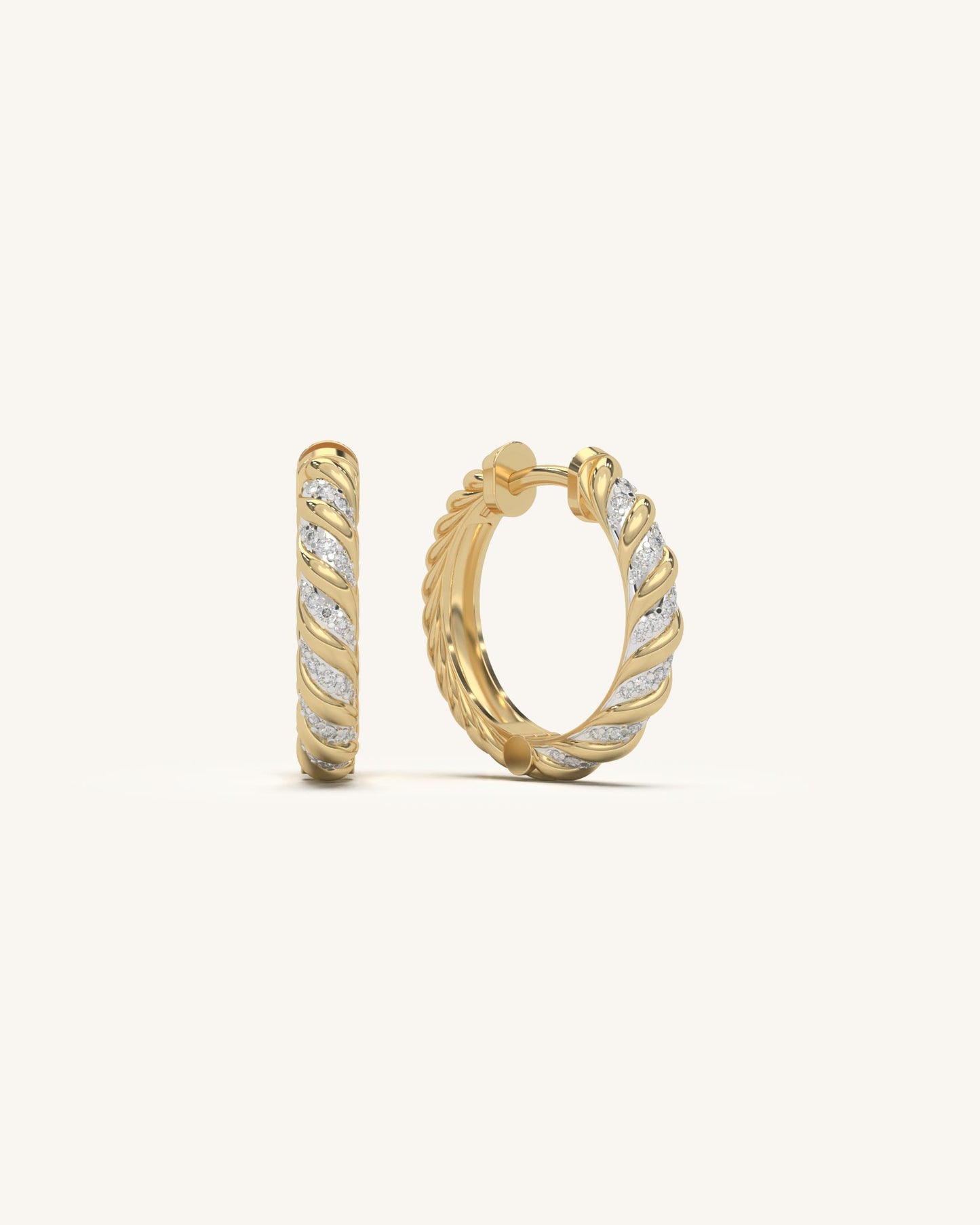 Rope Hoop Earrings