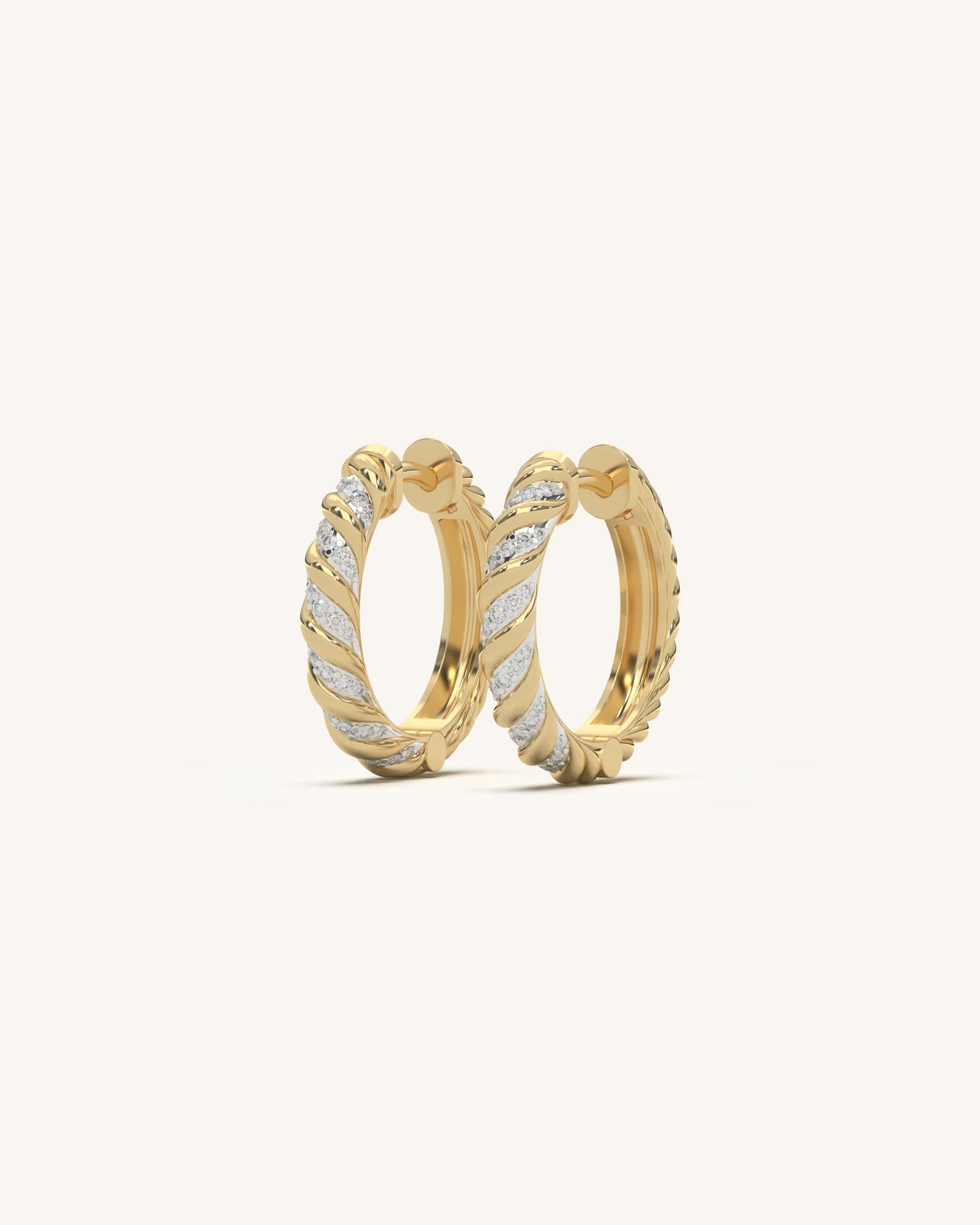 Rope Hoop Earrings