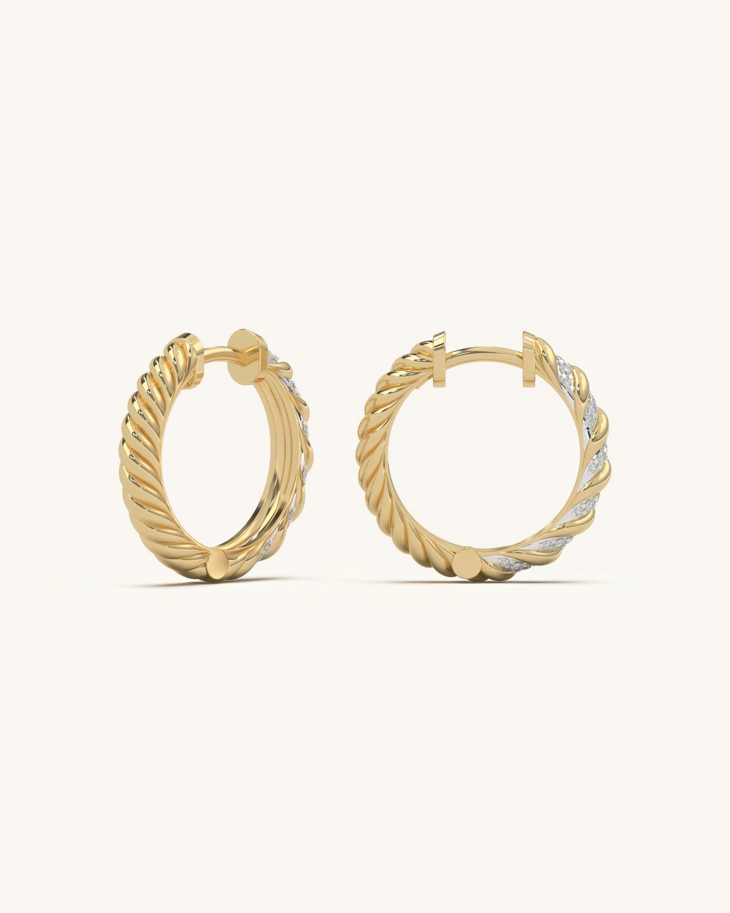 Rope Hoop Earrings