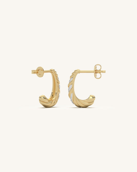 Chunky Twist Hoops