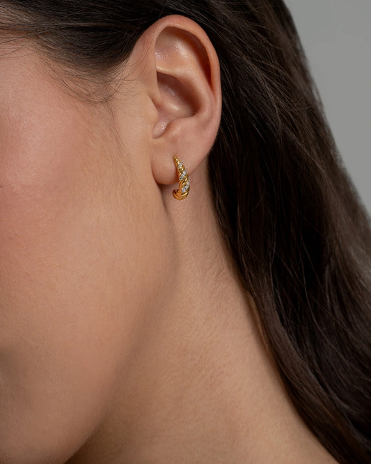 Chunky Twist Hoops