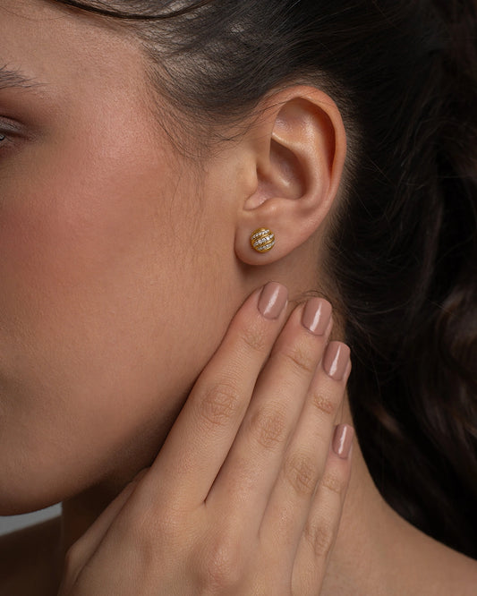 Wave Stud Earrings
