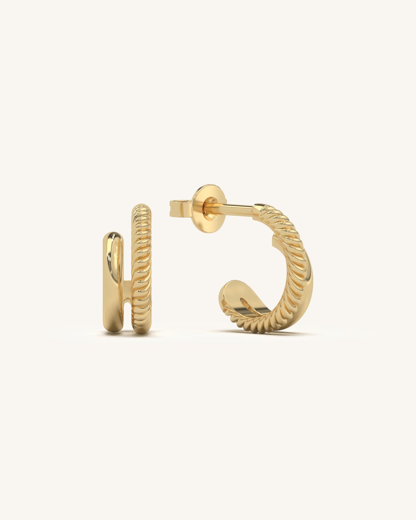 Mini Twist Hoops