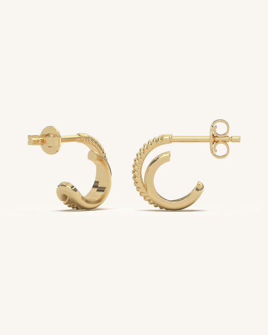 Mini Twist Hoops