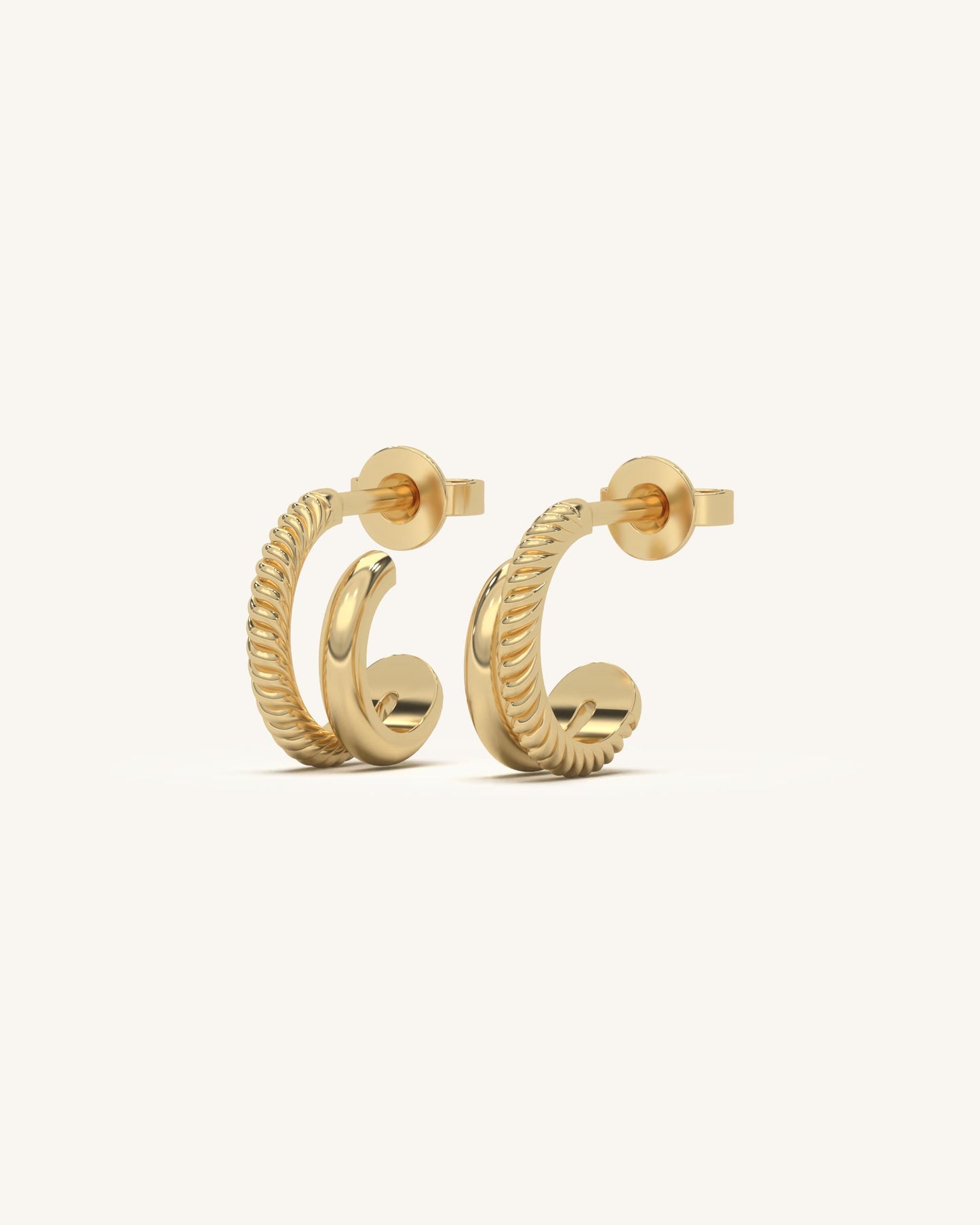 Mini Twist Hoops