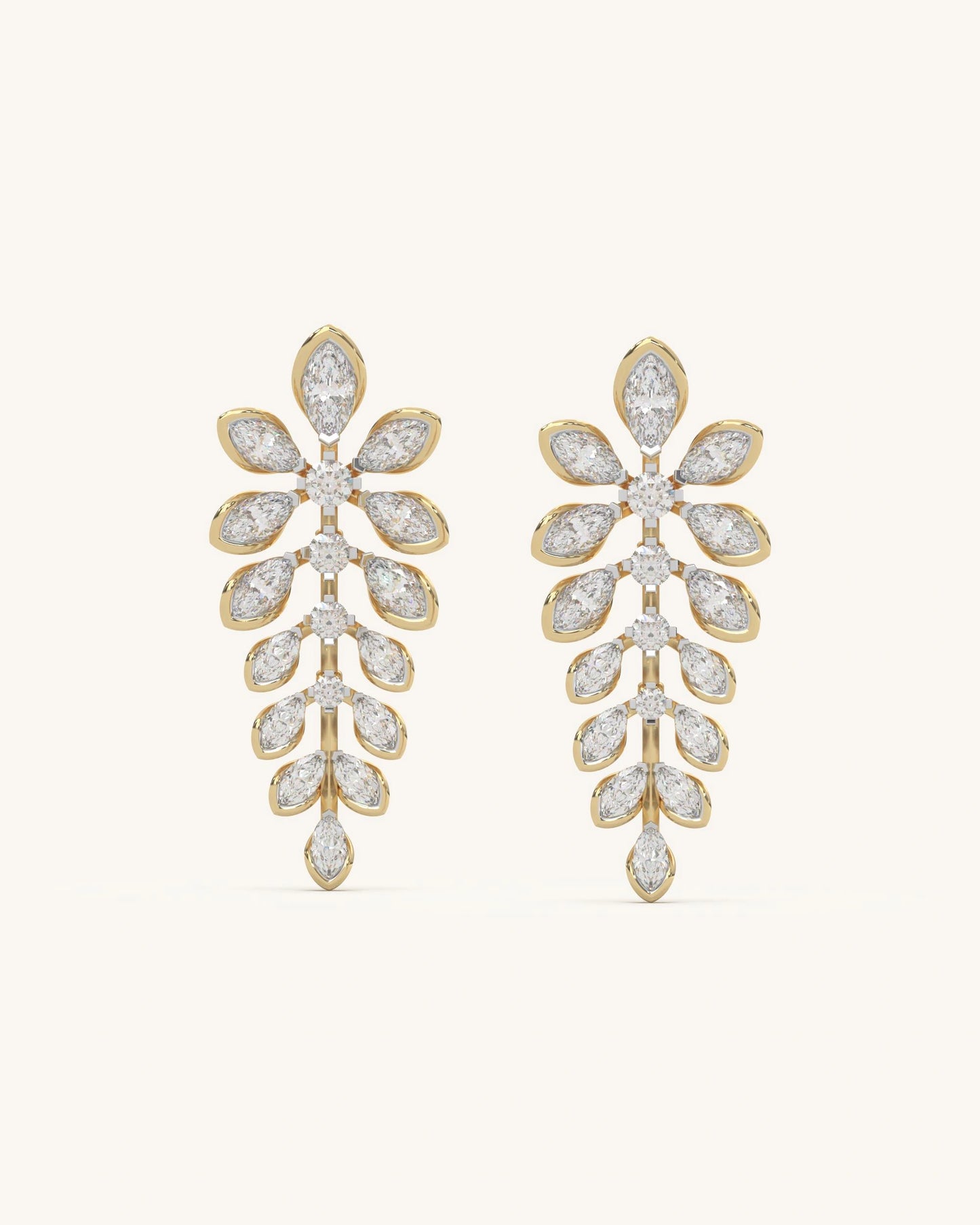 Leaf Cascade Earrings