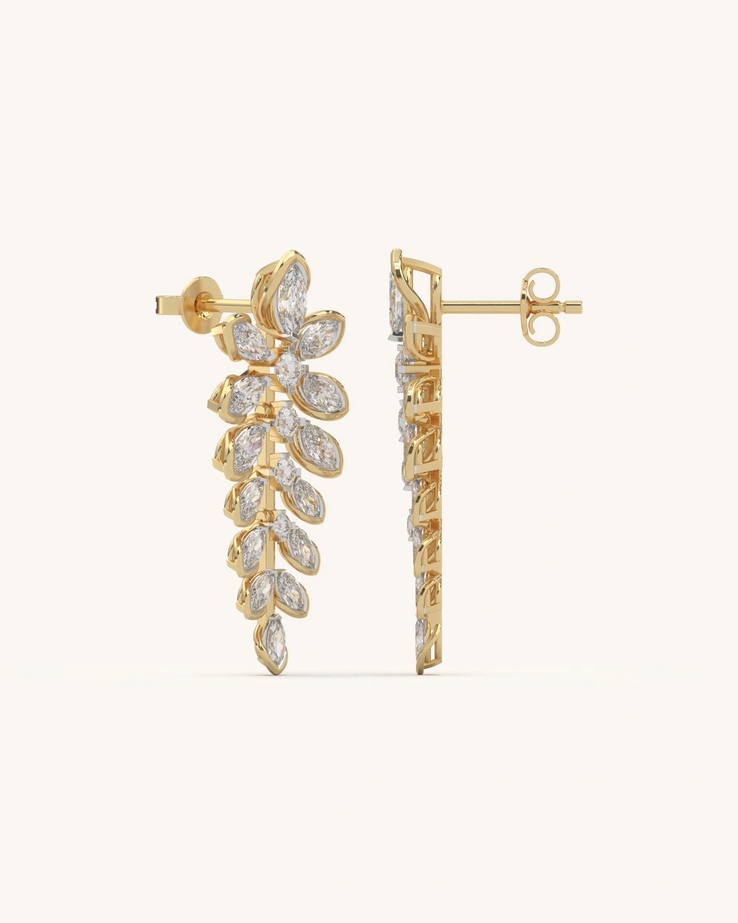 Leaf Cascade Earrings