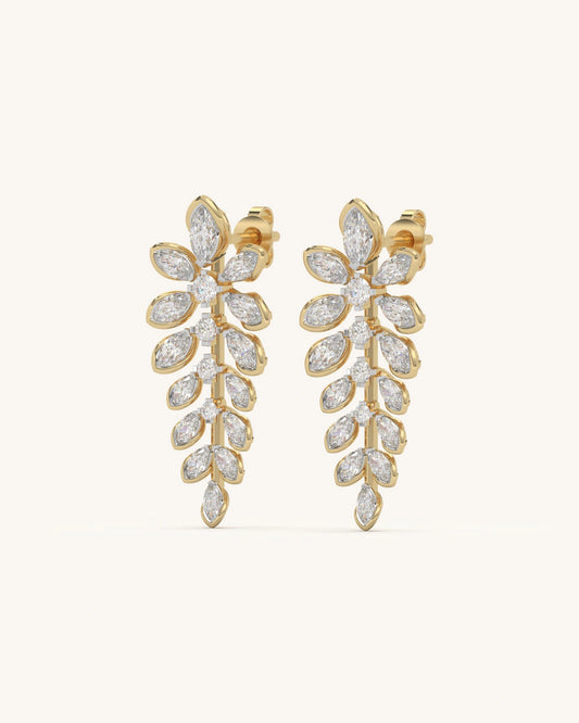 Leaf Cascade Earrings