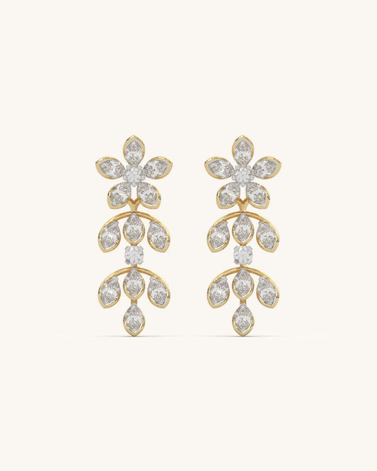 Floral Vine Earrings
