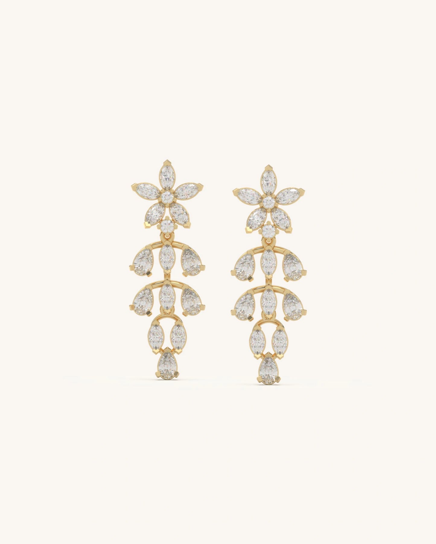 Floral Vine Earrings