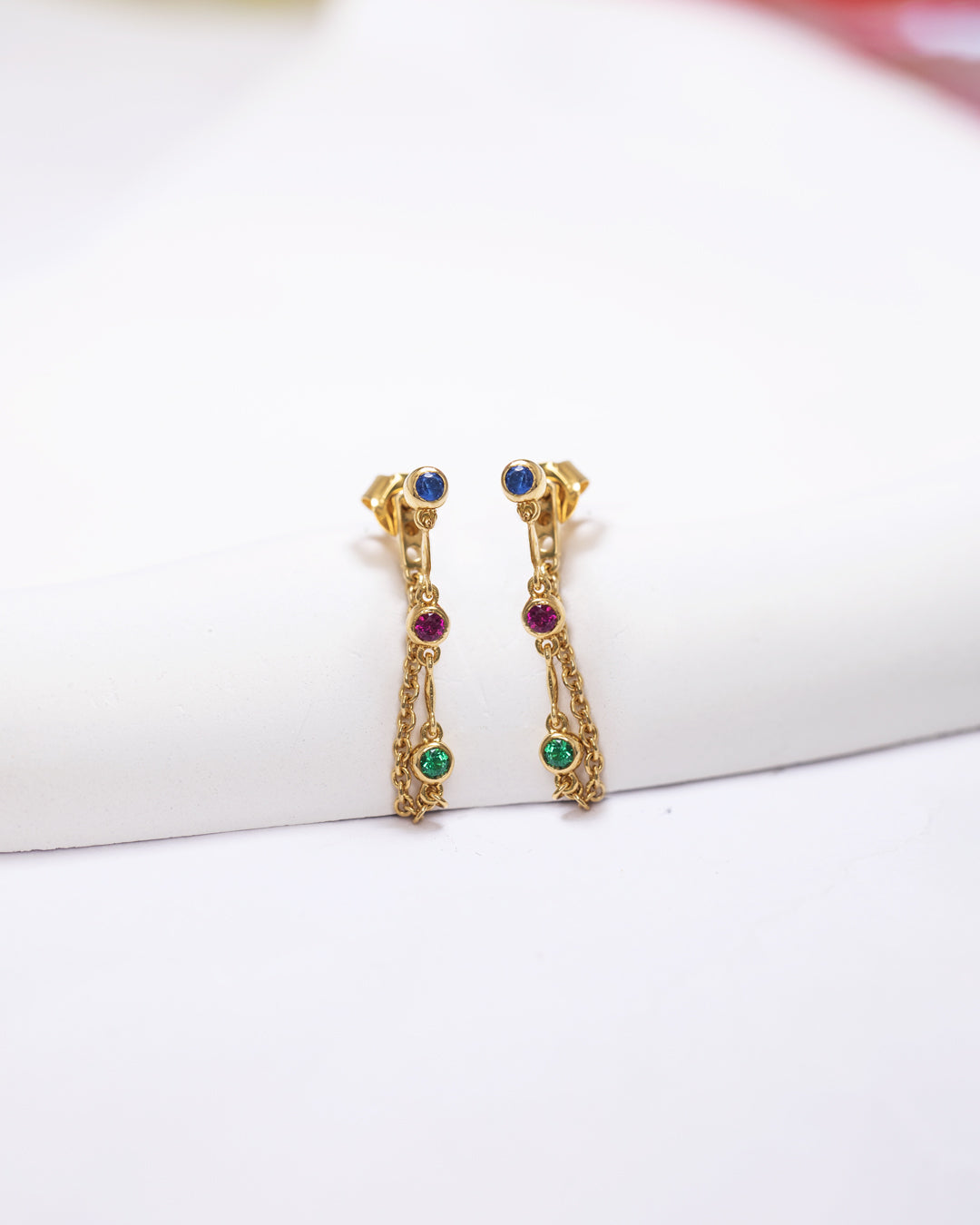 Rainbow Drop Earrings